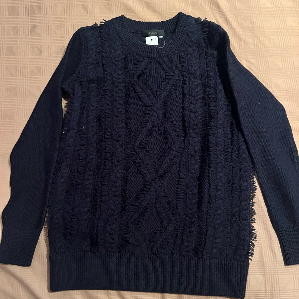 Nwt J. Crew Navy Sweater